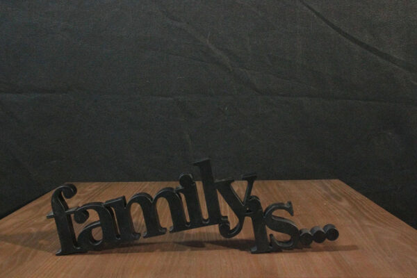Decorative Wall Art Words & Phrases (Kind, Fun, Love, Family Is, Memories, Laughter) - Image 2