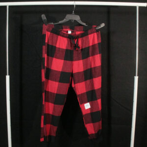 Old Navy Red Flannel Tartan Lounge Pants, Medium (Match the Fam!)
