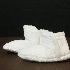 Aerosoles Knit Style High-Top Slippers with Grip Soles, Size L (8-9)
