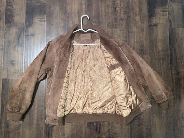Croft & Barrow Genuine Leather Suede Bomber Jacket