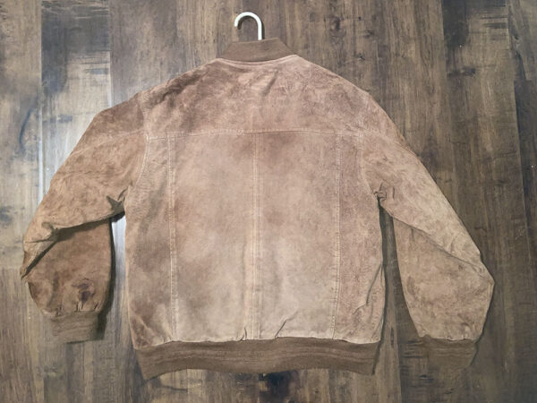 Croft & Barrow Genuine Leather Suede Bomber Jacket - Image 4