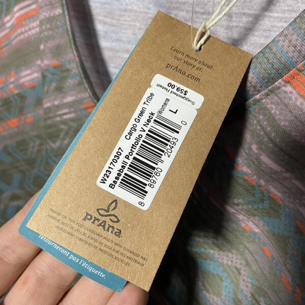 Prana V-Neck Women's Longsleeve Shirt - Image 6