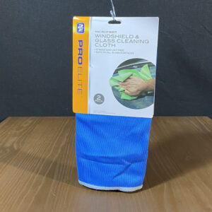 Pro Elite Microfiber Windshield & Glass Cleaning Cloth 2-Pack