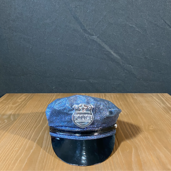 Halloween Glitter Police Officers Hat - Image 3