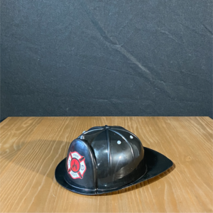 Plastic Firefighter Hat - Black