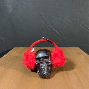Red Fuzzy Ear Muffs